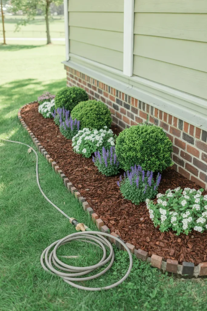 Add a DIY Flower Bed Along the Porch