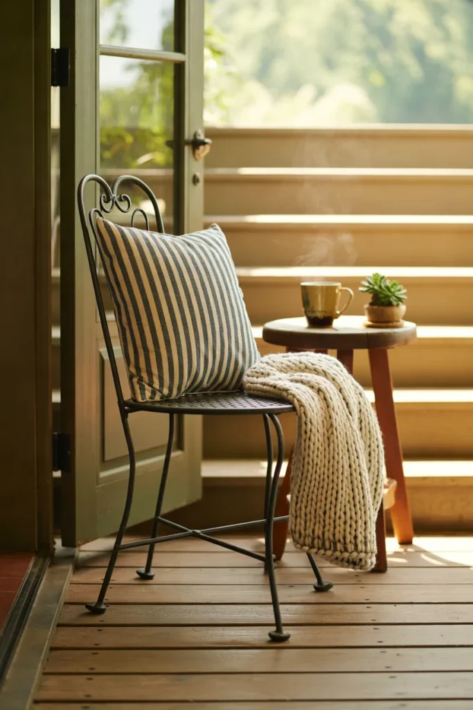 Style a Small Porch Chair