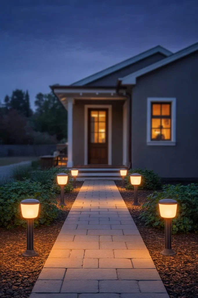 Add Affordable Solar Pathway Lights