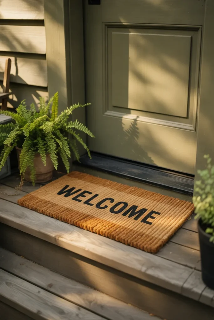 Create a Welcoming Look With a New Doormat