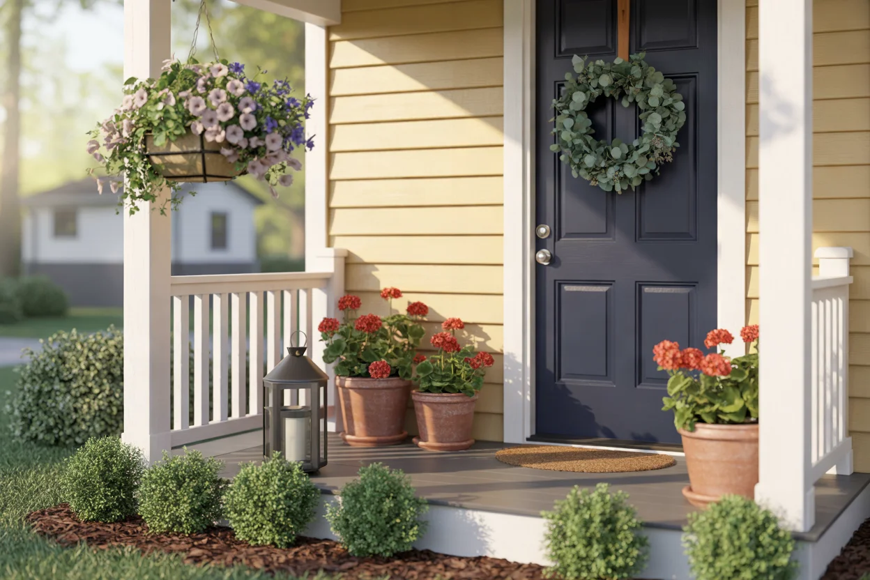 24 Curb Appeal Small Front Porch Ideas on a Budget